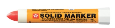 MAALIKYNÄ SAKURA SOLID MARKER XSC-T PUNAINEN