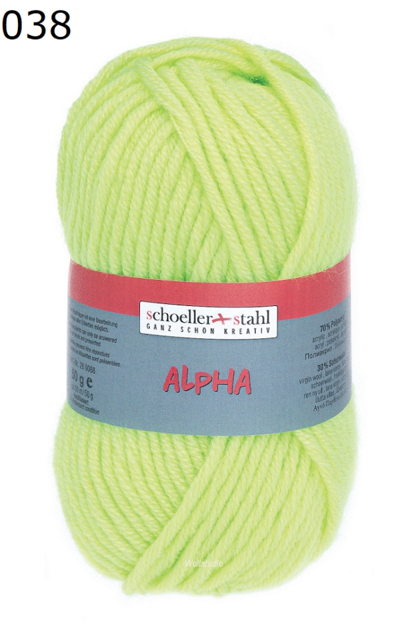 NEULELANKA ALPHA NEON KELTAINEN 50 G