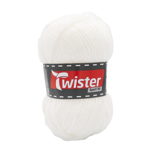 NEULELANKA TWISTER SPORT 50G VALKOINEN