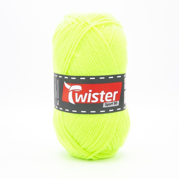 NEULELANKA TWISTER SPORT 50G NEON KELTAINEN