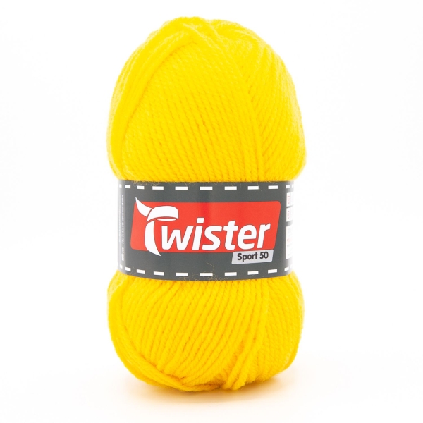 NEULELANKA TWISTER SPORT 50G KELTAINEN