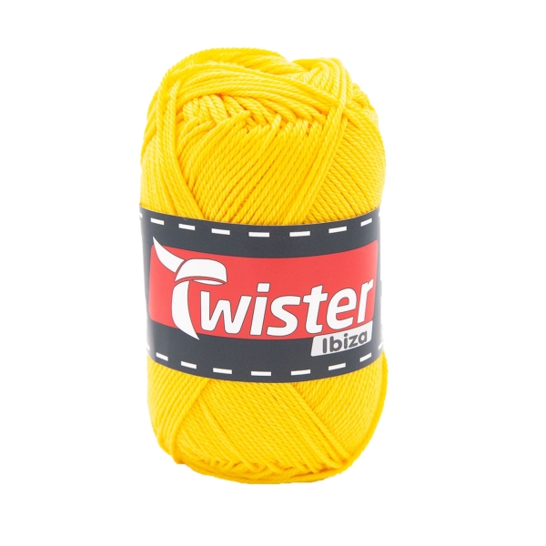 PUUVILLALANKA TWISTER IBIZA 50G KELTAINEN