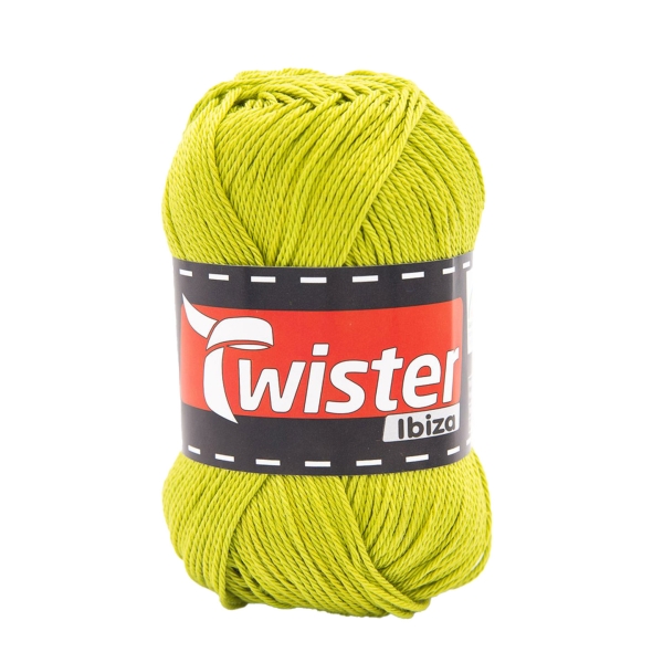 PUUVILLALANKA TWISTER IBIZA 50G VIHERTÄVÄN KELTAINEN