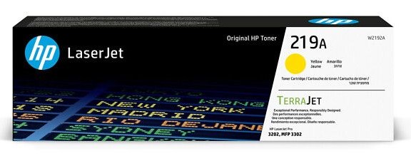 LASERVÄRIKASETTI HP 219A W2192A KELTAINEN 1,2K