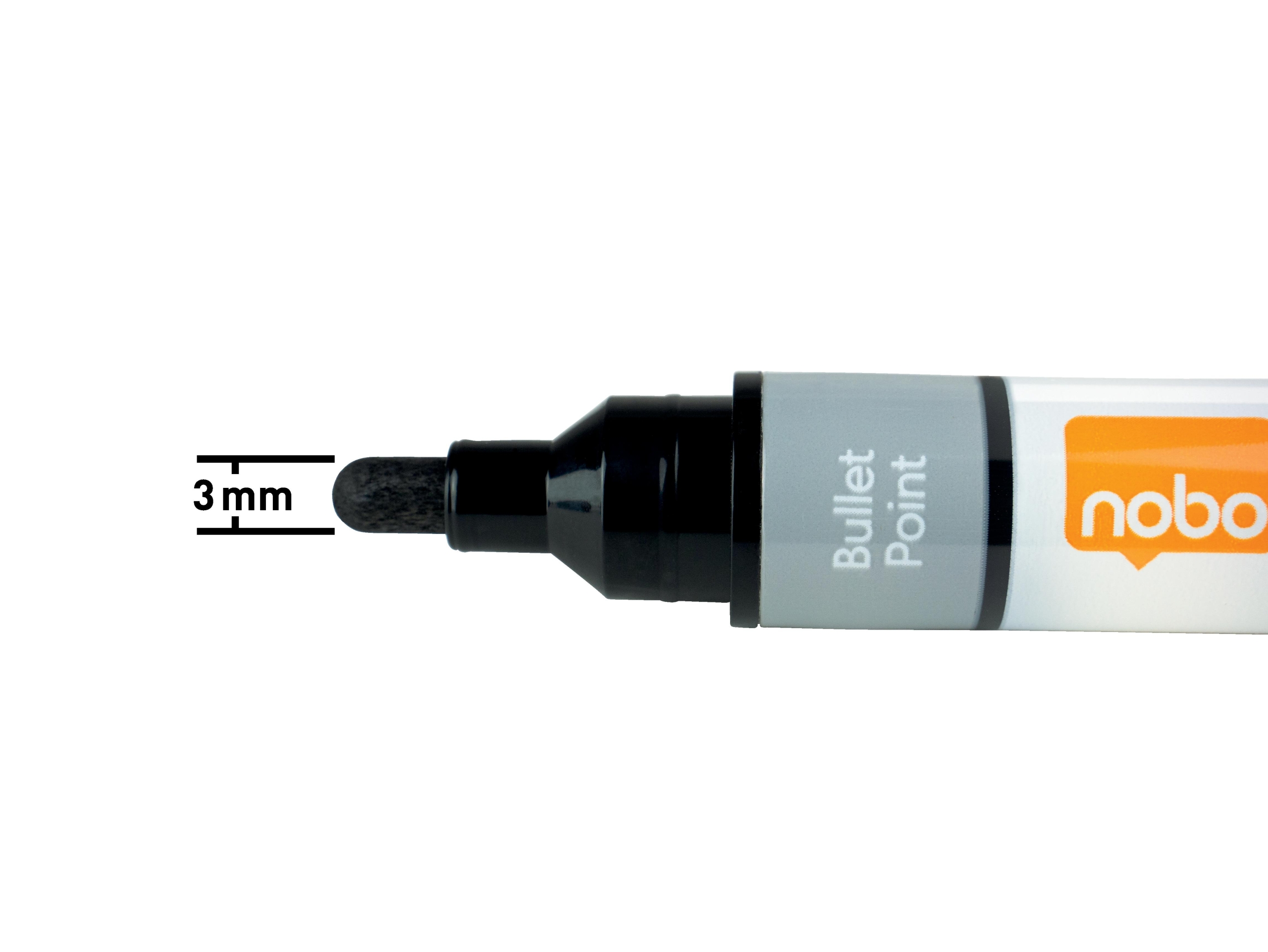 LASITAULUKYNÄ NOBO 4KPL MUSTA LIQUID INK - Image 2