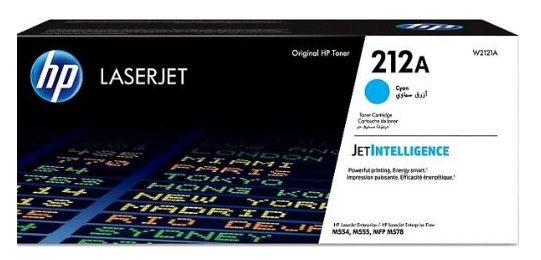 VÄRIKASETTI LASER HP W2121A CYAN 212A 4500 SIVUA