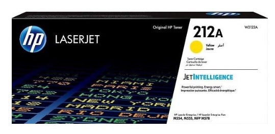 VÄRIKASETTI LASER HP W2121A KELTAINEN 212A 4500 SIVUA