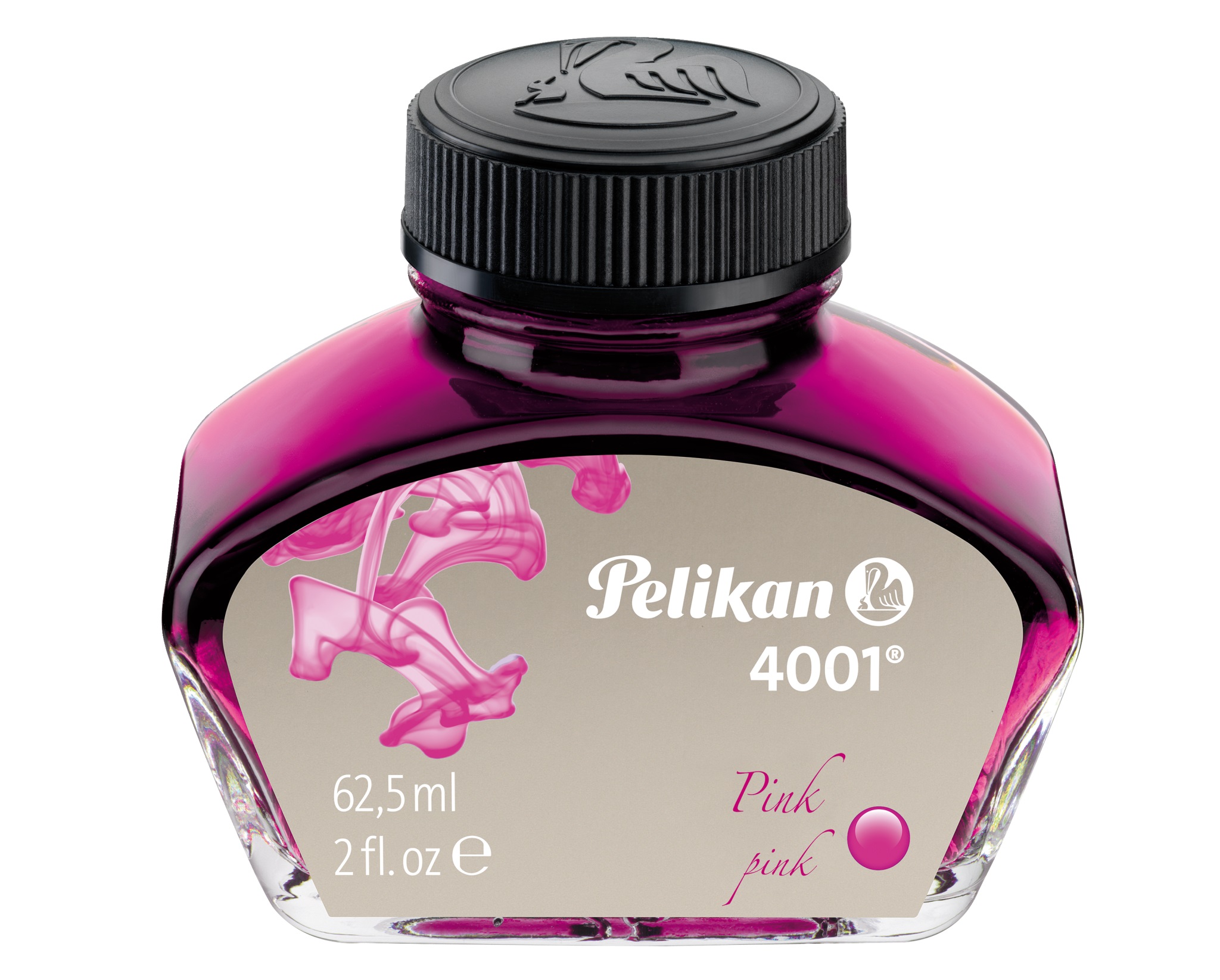 TÄYTEKYNÄN MUSTE 62,5 ML PINKKI PELIKAN