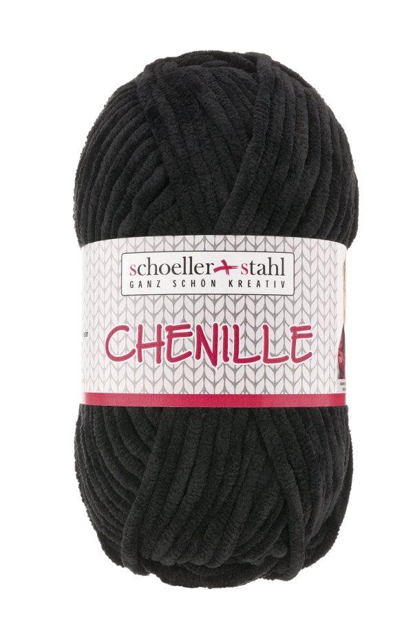 NEULELANKA CHENILLE MUSTA 100G