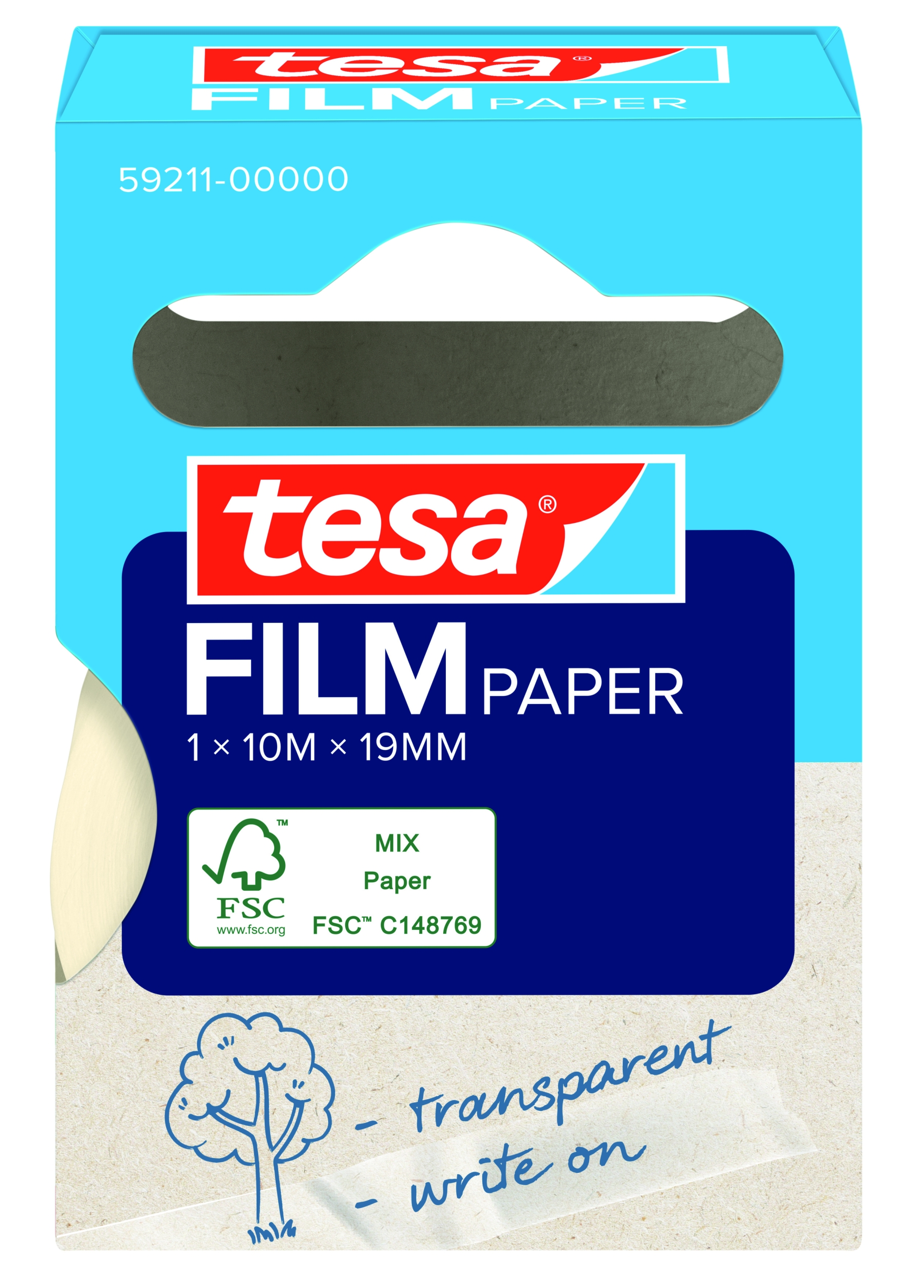 PAPERITEIPPI 19MM X 10M TESA