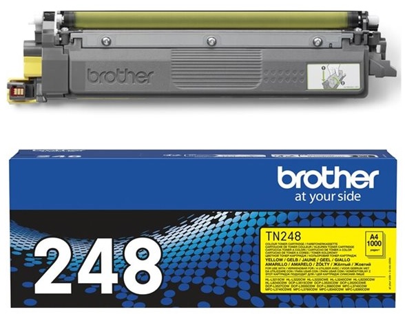 LASERVÄRIKASETTI BROTHER TN-248Y KELTAINEN 1K