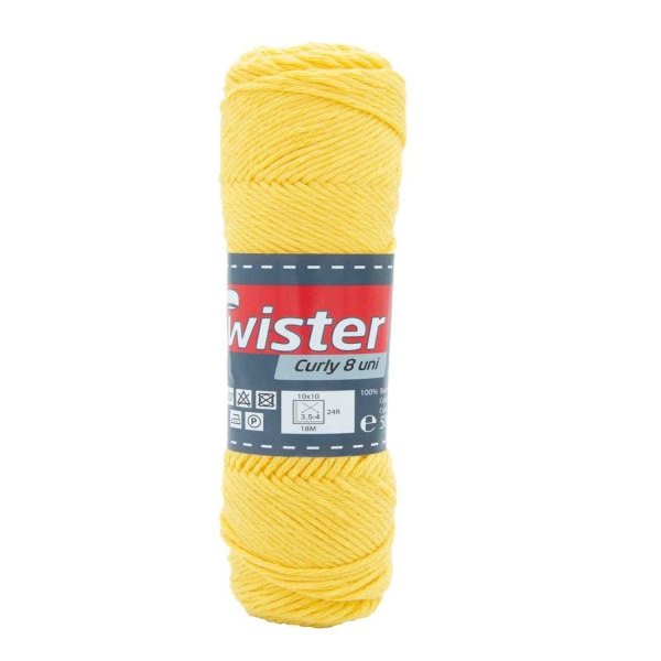 PUUVILLALANKA CURLY UNI KELTAINEN 50G