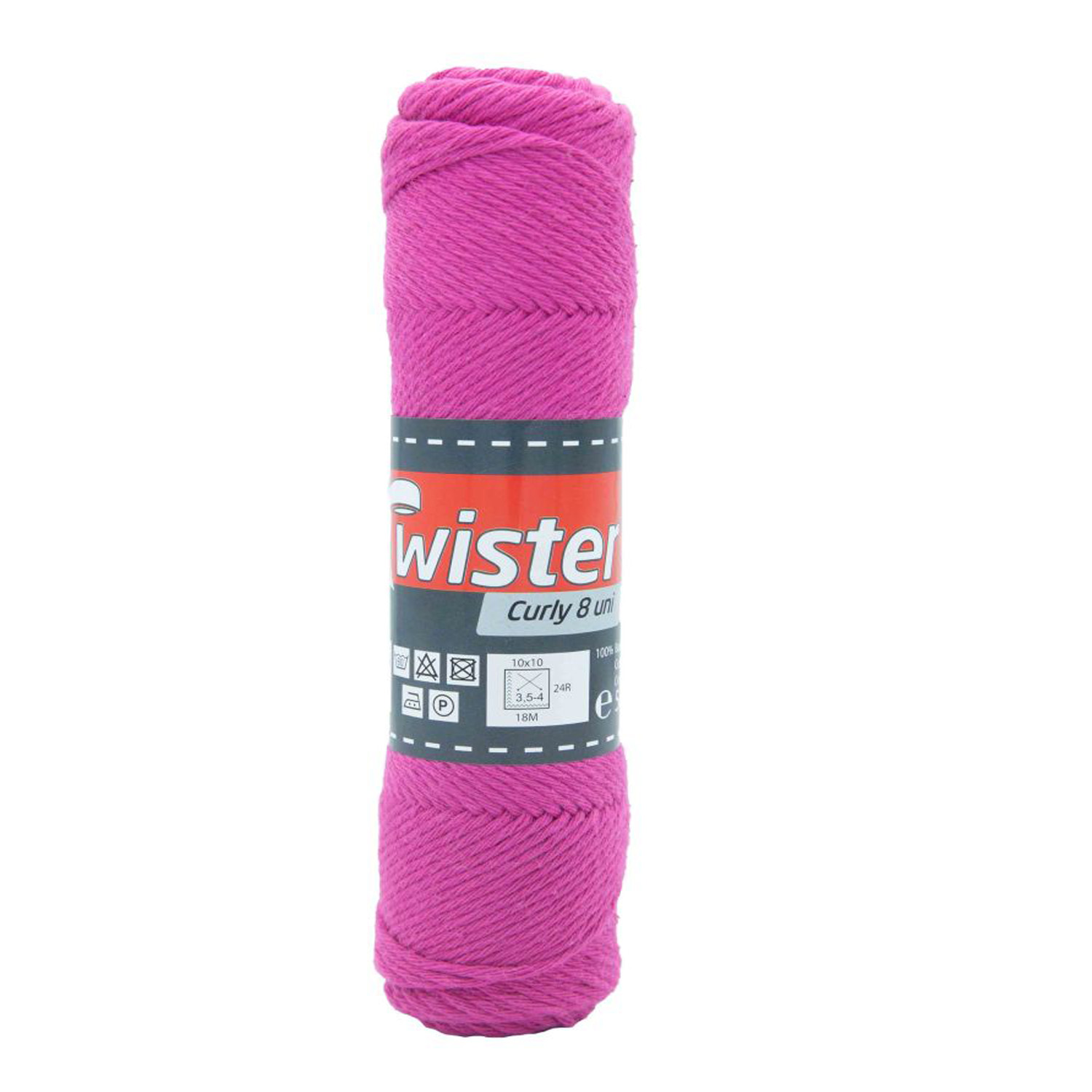PUUVILLALANKA CURLY UNI PINKKI 50G