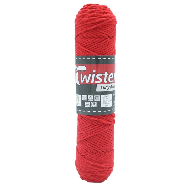 PUUVILLALANKA CURLY UNI PUNAINEN 50G