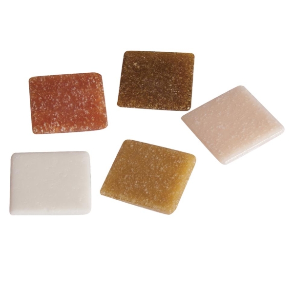 Mosaiikkikivet 2x2cm, (noin.325 kpl), sanko 1kg natural Rayher