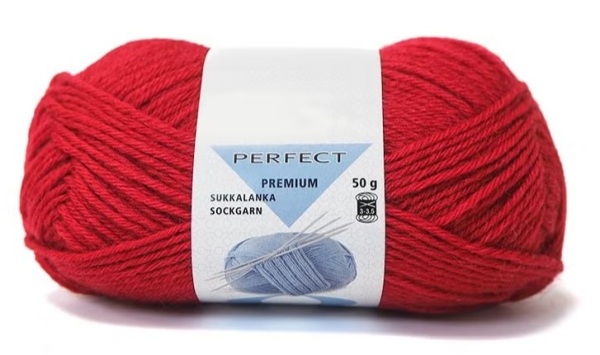 SUKKALANKA 50 G PERFECT PREMIUM PUNAINEN