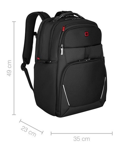 TIETOKONEREPPU WENGER METEOR 17´´ TABLETTITASKULLA MUSTA - Image 2