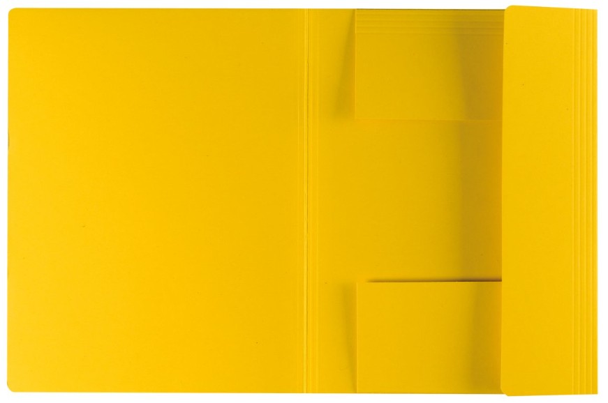 KULMALUKKOKANSIO LÄPILLÄ A4 KELTAINEN HERLITZ - Image 3