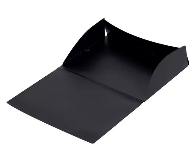 KULMALUKKOKANSIO PP A4 MUSTA OXFORD URBAN - Image 2