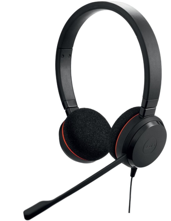 KUULOKEMIKROFONI JABRA EVOLVE 20, STEREO, MS, USB-C/USB-A