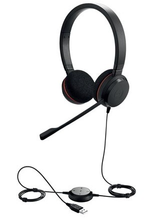 KUULOKEMIKROFONI JABRA EVOLVE 20, STEREO, MS, USB-C/USB-A - Image 2