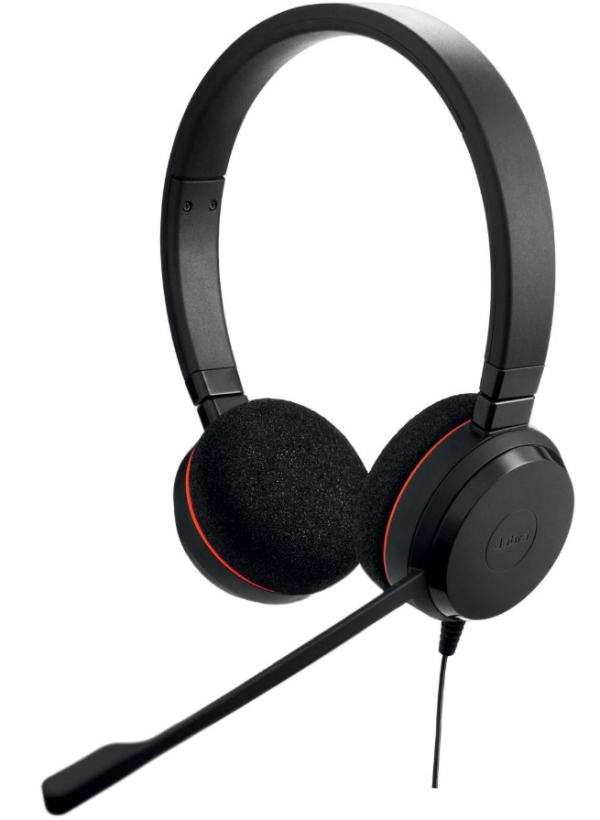 KUULOKEMIKROFONI JABRA EVOLVE 20, STEREO, UC, USB-C/USB-A