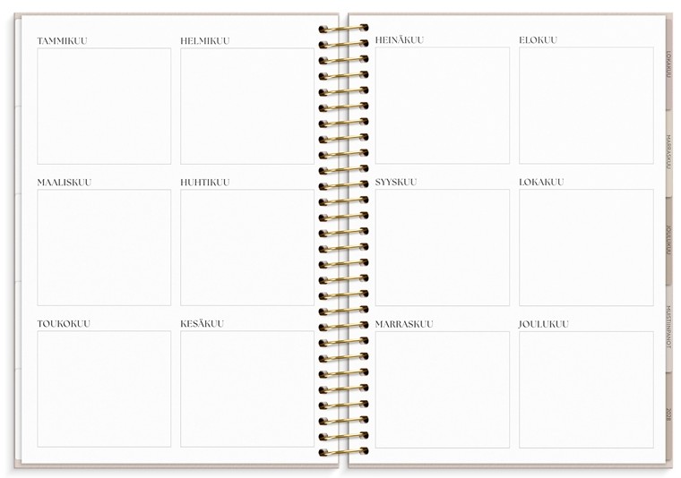 PÖYTÄKALENTERI LIFE ORGANIZER A5 2027 - Image 4