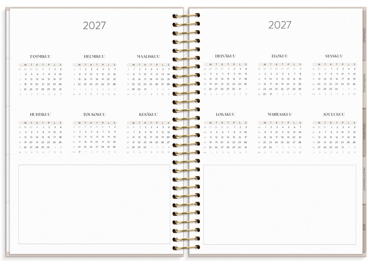 PÖYTÄKALENTERI LIFE ORGANIZER A5 2027 - Image 5