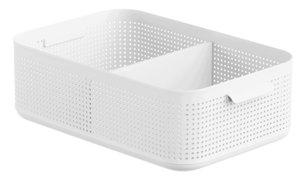 SÄILYTYSKORI ISO L LISORA 310 X 494 X 150MM VAALEA VALKOINEN ROTHO