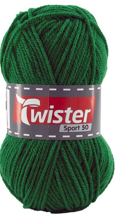 NEULELANKA TWISTER SPORT 50G KESKIVIHREÄ
